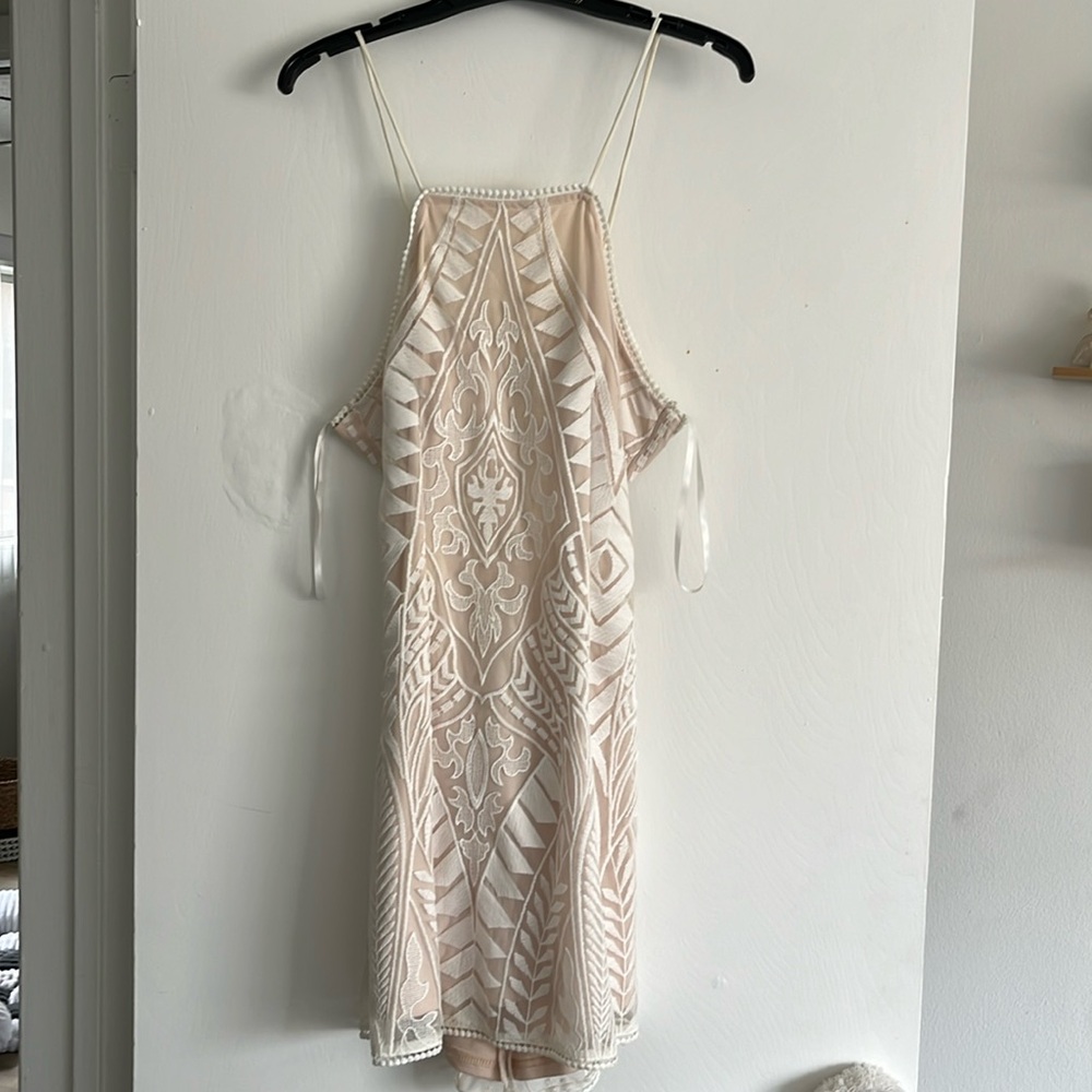 White lace dress